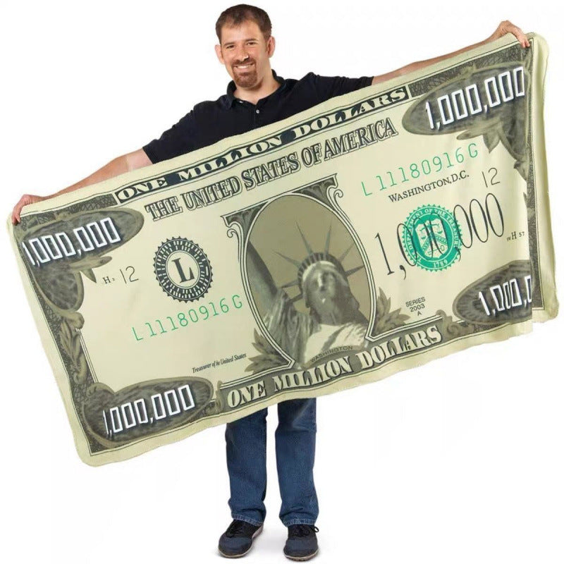 Million Dollar Bill Blanket