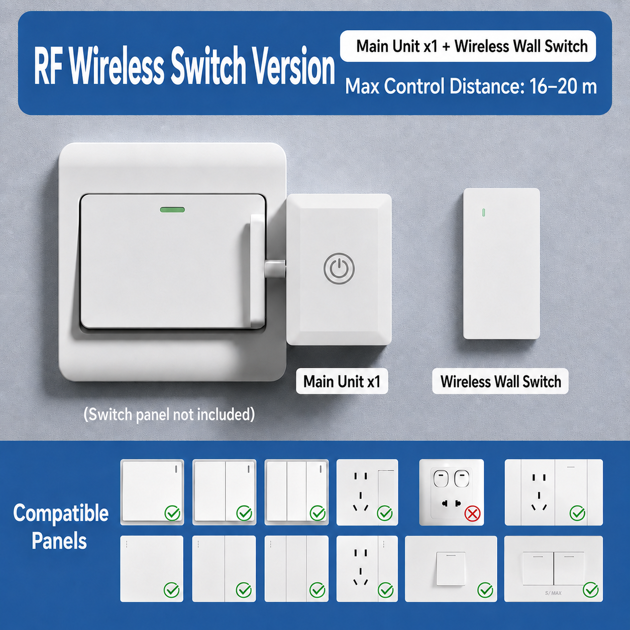 N001 Wireless Remote Light Switch Helper