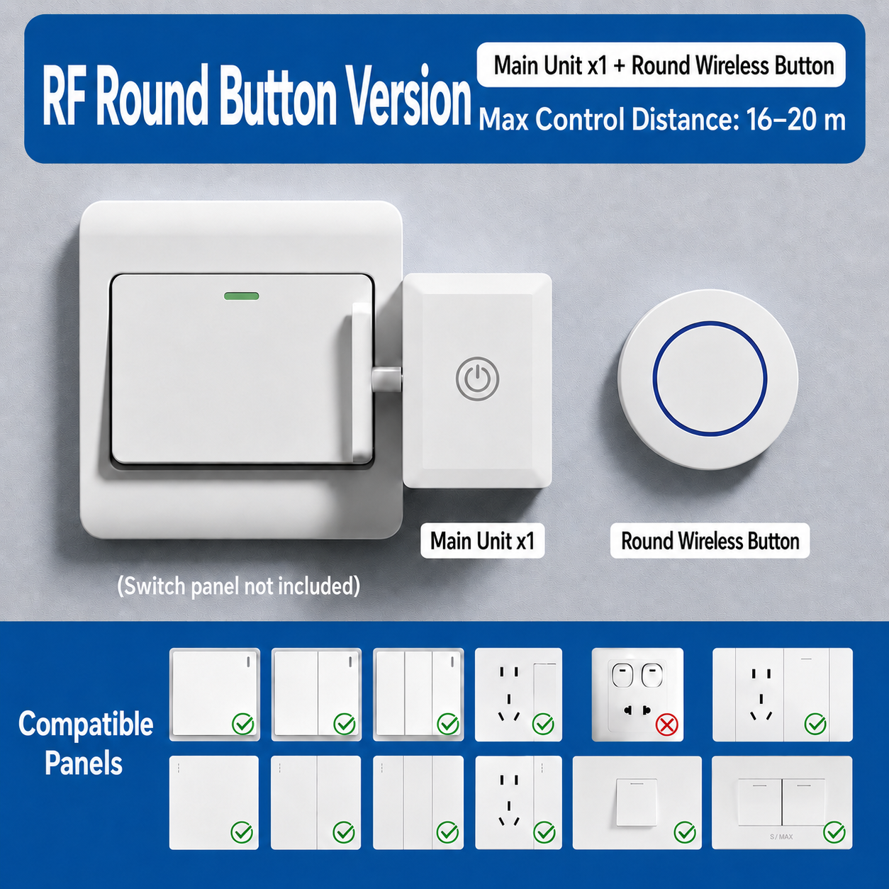 N001 Wireless Remote Light Switch Helper