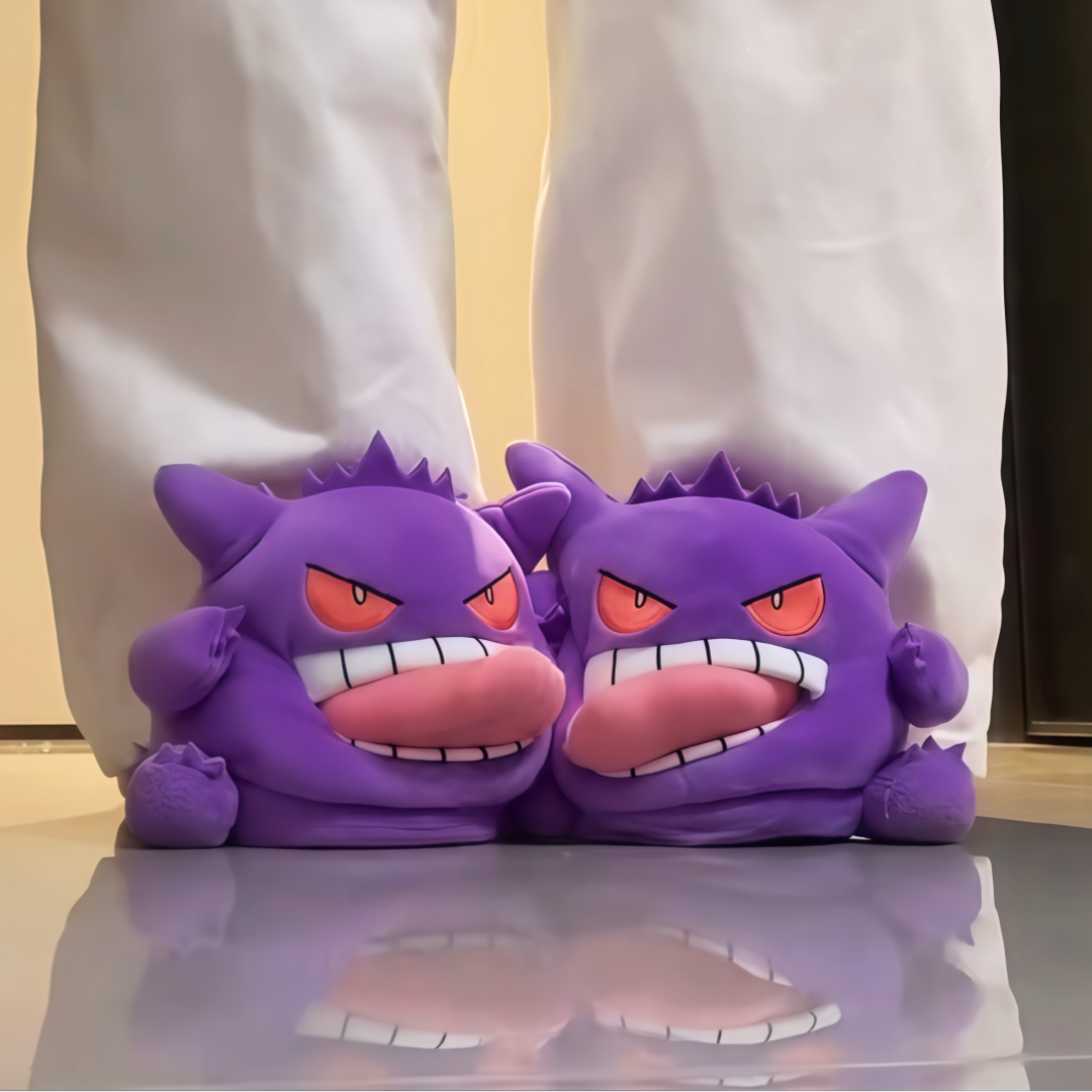 Gengar Plush Slippers
