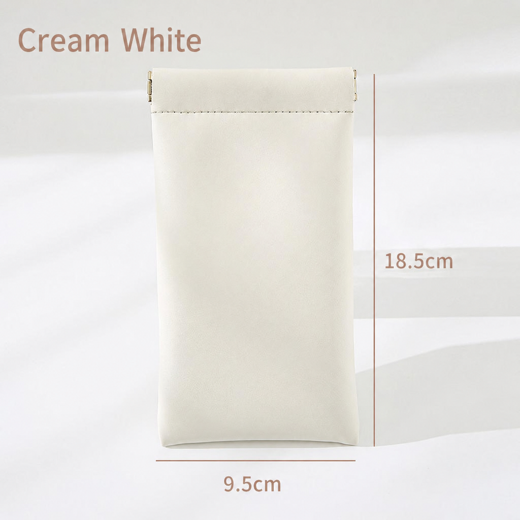 N019 Sunglasses Storage Bag – Soft Protective Case with Built-In Lens Cloth