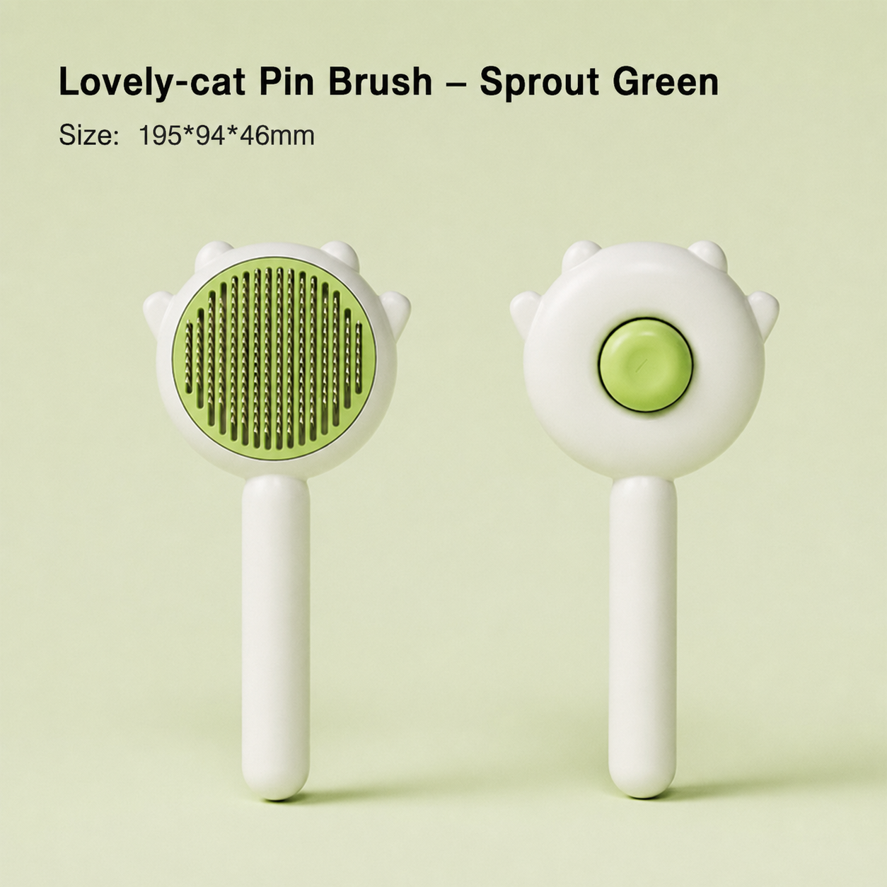 One-Press Self-Cleaning Pet Brush