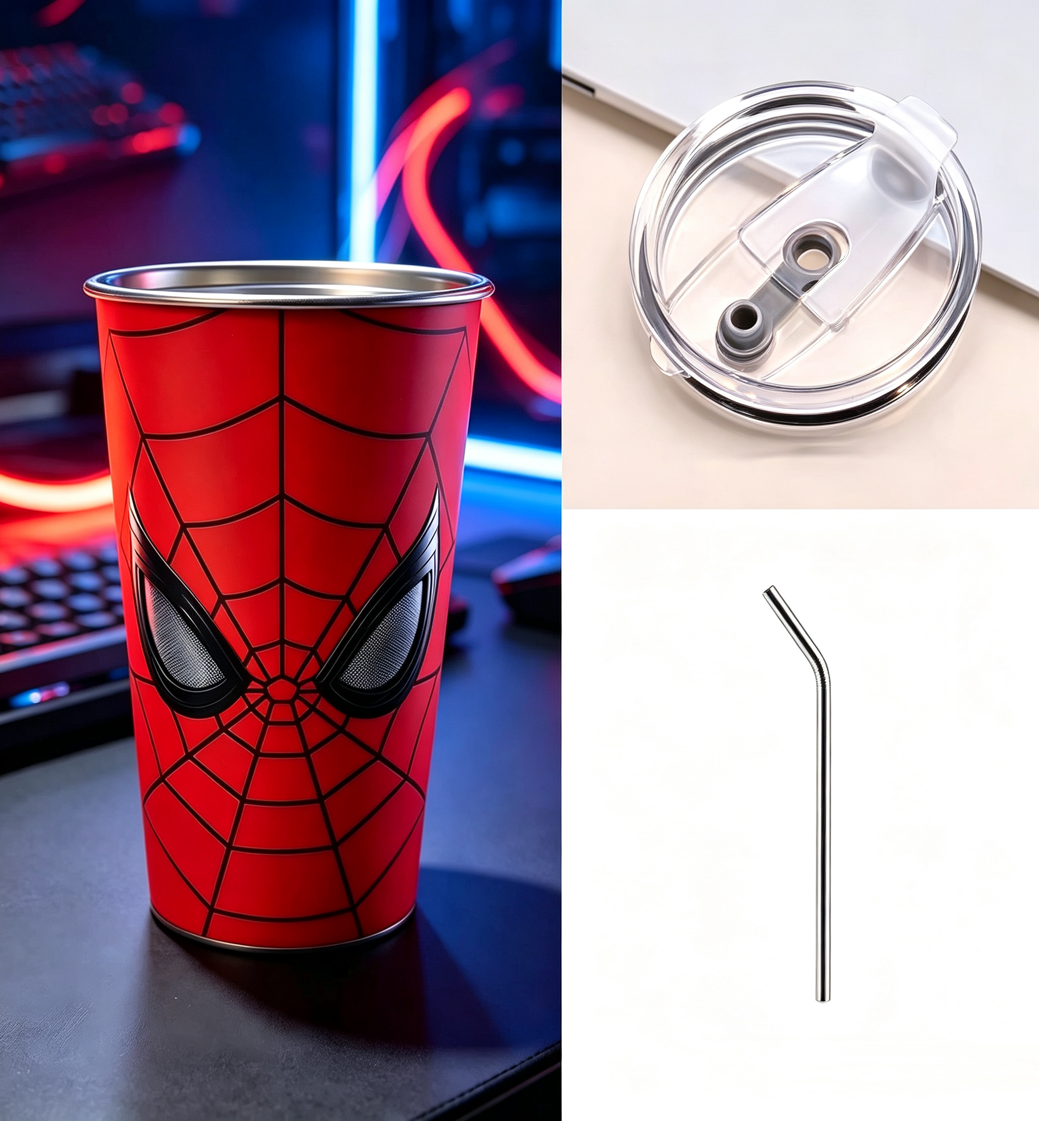Spider‑Man Color‑Changing Tumbler