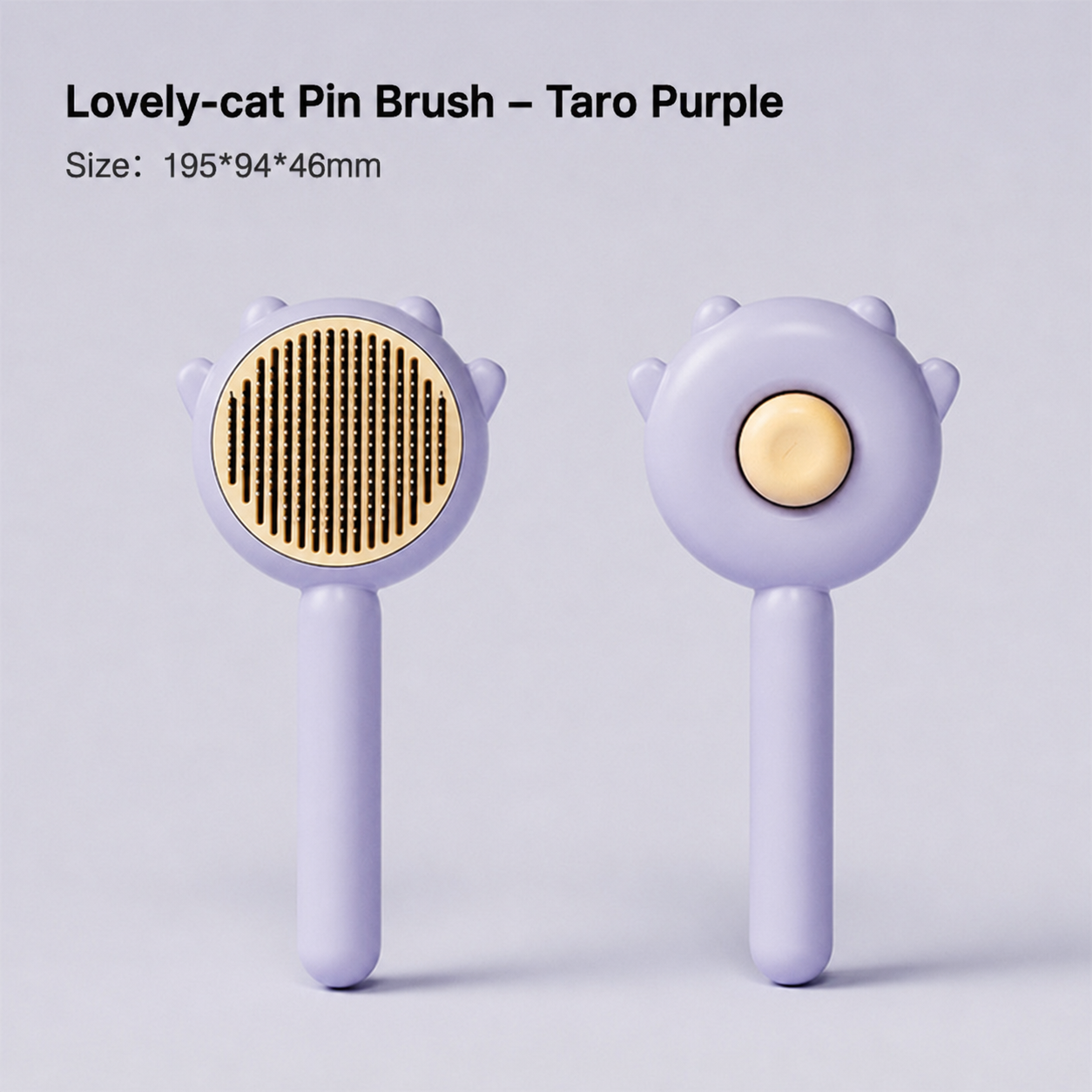 One-Press Self-Cleaning Pet Brush