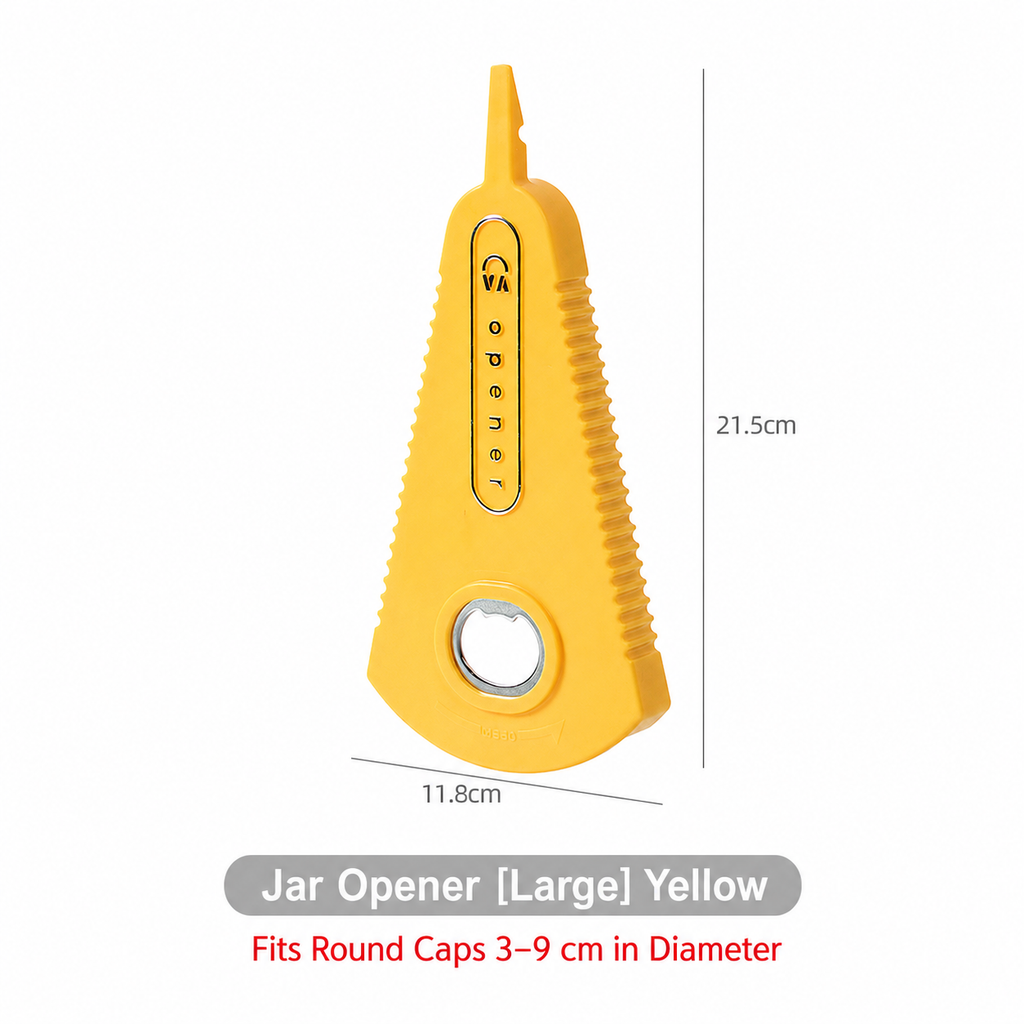 N012 Multifunctional Jar & Bottle Opener – Easy-Grip Opener for Jar Lids, Bottle Caps & Pull-Tab Cans