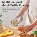 N012 Multifunctional Jar & Bottle Opener – Easy-Grip Opener for Jar Lids, Bottle Caps & Pull-Tab Cans