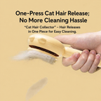 N014 Pet Pin Brush – One-Press Cat Hair Release Grooming Brush with Gentle Massage Pins