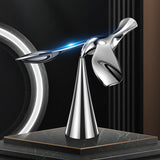 N010 Balancing Bird Bottle Opener – 360° Rotating Stainless Steel Opener with Display Stand